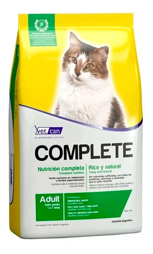 Imagen 1 de 2 de Alimento Complete Gato Ad 1,5kg