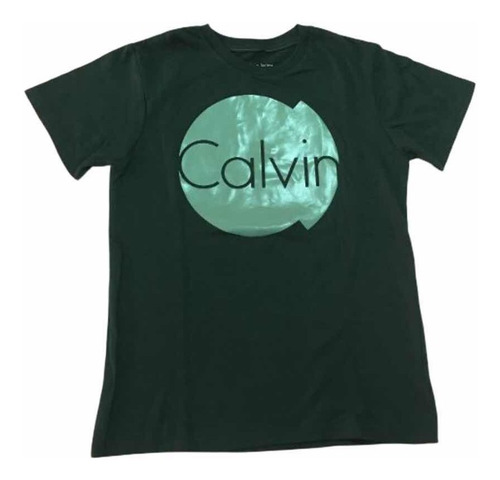 Remera Nene Manga Corta Calvin Klein T6 (n42)