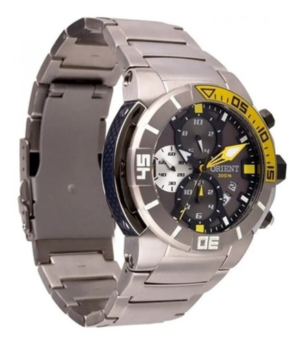 Relógio Orient Seatech Masculino Cronógrafo Mbttc003 Titânio