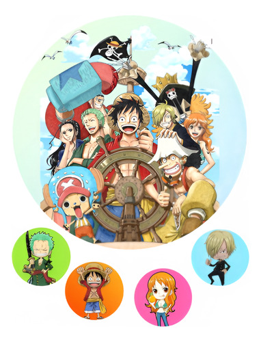 Tranfer Para Gelatina One Piece