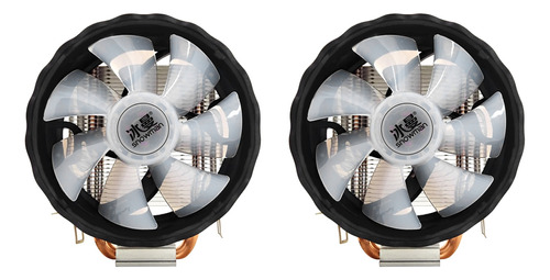 2 Enfriadores De Cpu Snowman X200, 2 Tubos De Calor, 120 Mm,