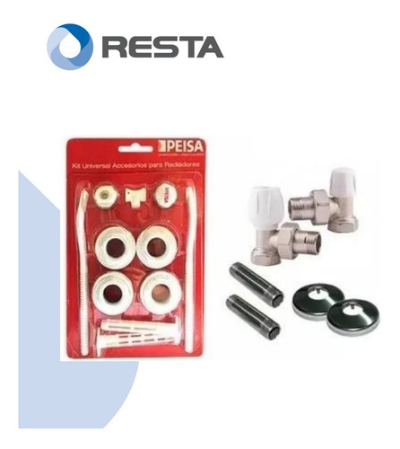 Imagen 4 de 7 de Radiador Peisa T500/80 8 Elementos + Kit Instalación