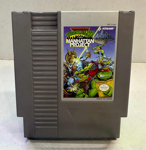Turtles Ninja 3 The Manhattan Project | Nintendo Nes Origina (Reacondicionado)