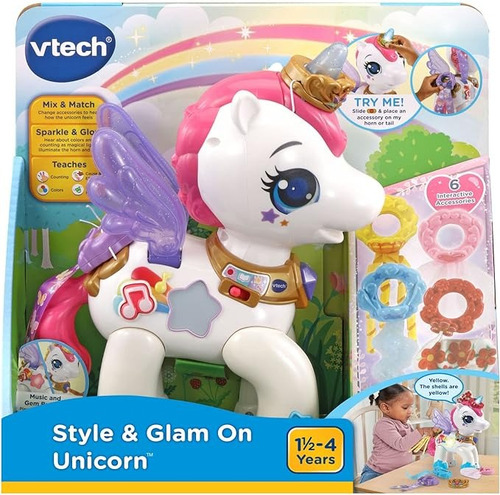 Unicornio Interactivo Con Luces Y Sonidos Marca Vtech