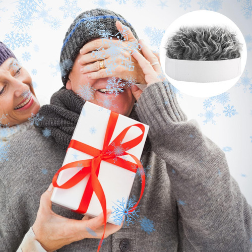 Visera Con Pelo Para Hombre Sombrero Con Peluca De Pelo Con