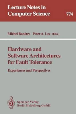 Libro Hardware And Software Architectures For Fault Toler...