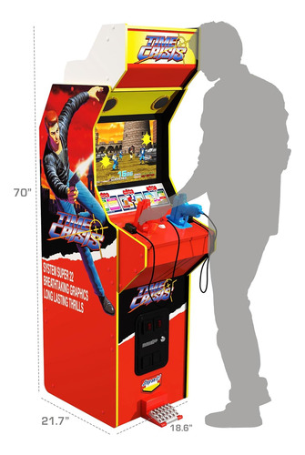 Fliperama Arcade1up Time Crisis Arcade Simulador De Tiro