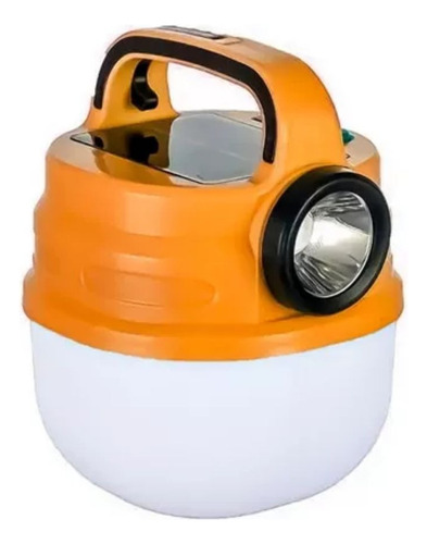 Lampara Linterna Led Solar Recargable Indicador Carga