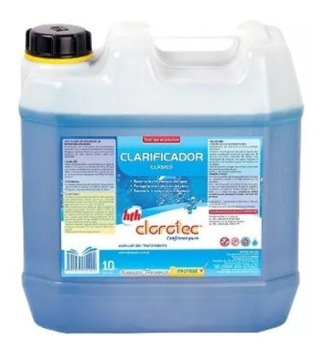 Clarificador Clasico 10 Lts Mantenimiento Piscina Clorotec