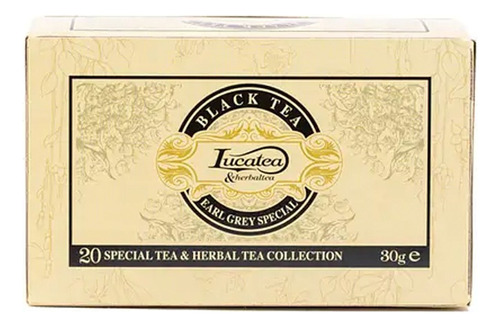 Té Lucaffe Negro Tea Earl Grey Special 20 Bolsitas