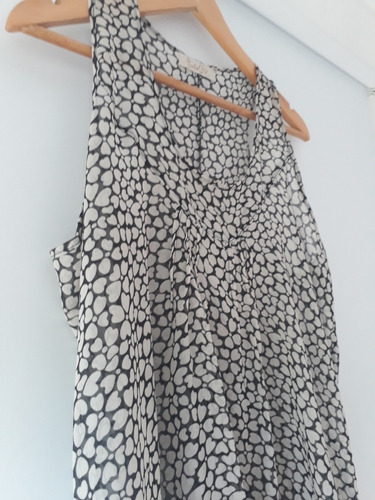 Remera Musculosa Marca Punto Cruz De Gasa Corazones