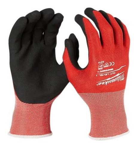 Guantes Medianos De Nitrilo Anticorte Milwaukee 48-22-8901