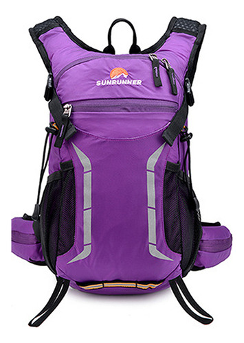 Mochila Sunrunner Running Beaster Ciclismo Liviana Premium Color Violeta