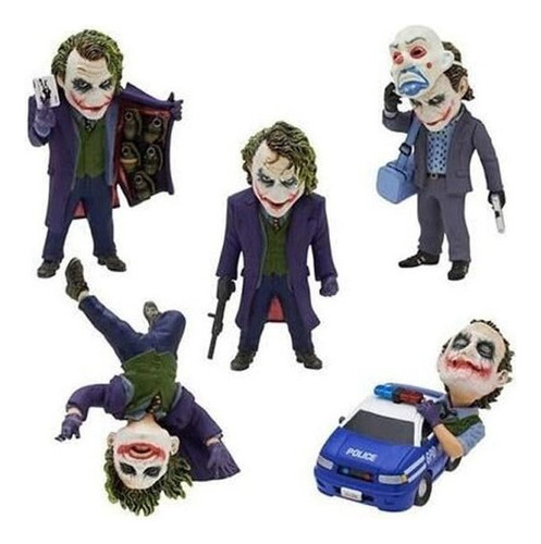 Juego De 5 Figuras De Acción Del Joker Del Caballero Oscuro,