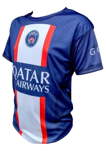 Camiseta Psg Mbappé Messi 2023 - Personalizada