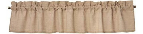 Cenefa De Ventana De Arpillera De Greenland Home Fashions, N