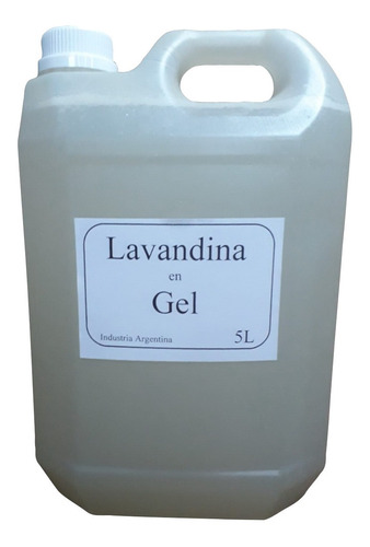 Lavandina En Gel  5 Bidones X 5 L Con Envio Gratis