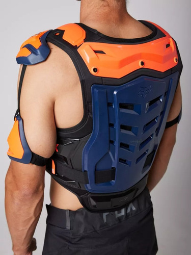 Pechera Fox - Raptor Vest, Ce Naranja Motocross Moto Enduro