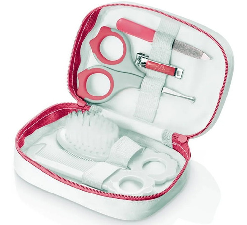 Kit De Higiene E Cuidados Para Bebês Multikids Baby - Rosa