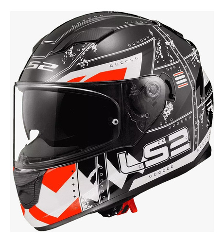 Casco Integral Ls2 Ff320 Con Lentes Negro - Gkmotos.uy