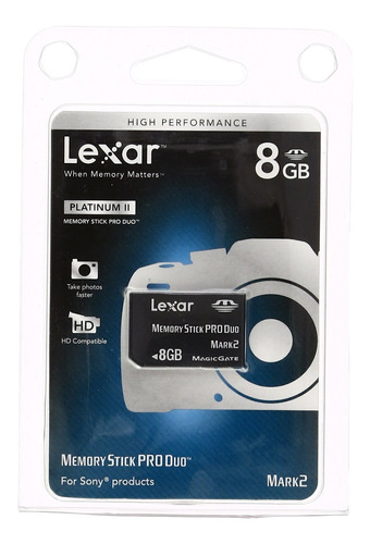 Lexar Platinum Ii 8 Gb Memory Stick Pro Duo Tarjeta Memoria