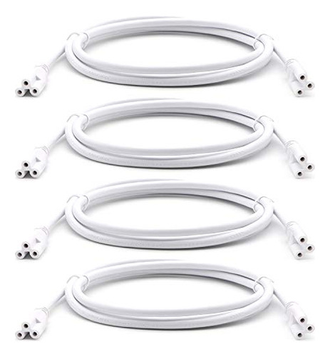 Pack De 4 Tubos Led T5 T8 De 5 Pies, Enlace Led, Cable De