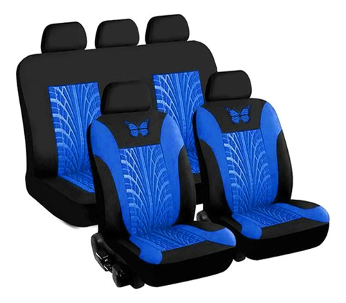 Fundas Para 5 Asientos De Automóvil Universal 9 Pzs