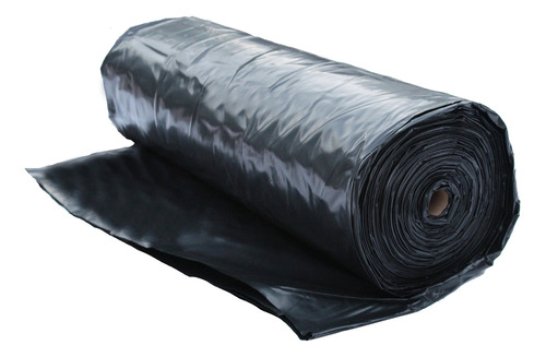 Rollo Lamina Polietileno 6 Mil 20 Pie X 100 Plastico Negro