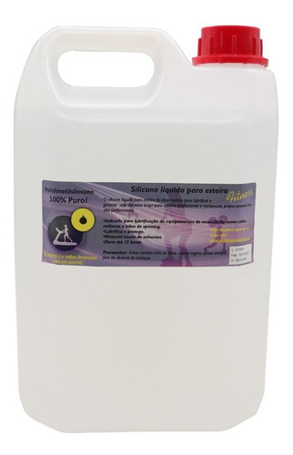 Imagem 1 de 4 de Silicone Lubrificante Especial Para Esteira Ergom.- 5 Litros