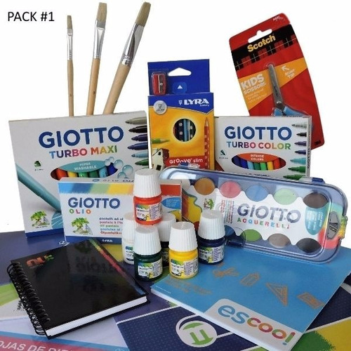 Set Arte Escolar Giotto Pack Completo Nº1 | Escool