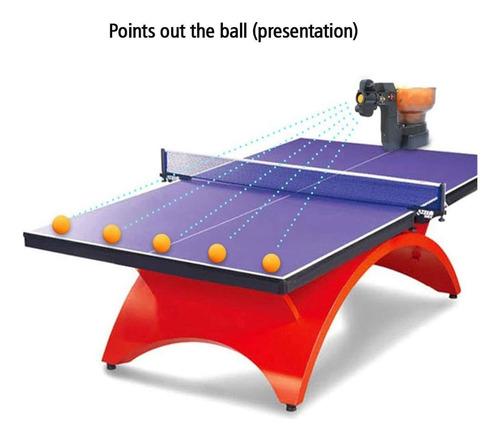 Robot De Tenis De Mesa La Máquina De Pelotas 40 Mm Ping Pong
