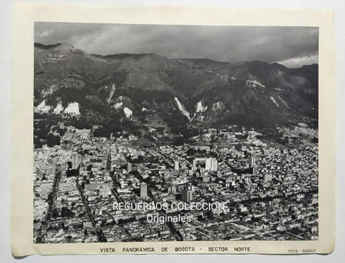 Foto Original Panorámica De Bogotá Sector Norte