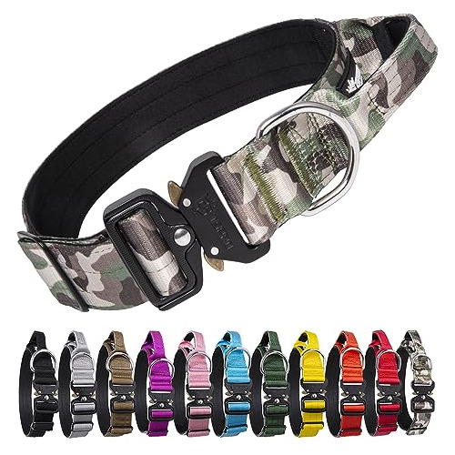 Tspro Collar De Perro Premium Con Asa Collar De Perro Grueso