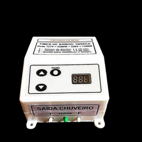 El temporizador de ducha eléctrico para baño corta la energía