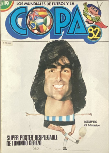 Mundial De Fútbol, Kempes Copa 82, Nº 19 Cf3