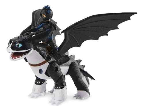 Muñeco Figura Dragons Tom + Thunder Nine Realms Premium