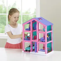 Comprar Casa De Muñecas Kid Connection 24 Pz Color Rosa