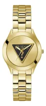 Comprar Reloj Guess Dama Marca Guess Breeze Correa Dorado Bisel Plateado Fondo Plateado