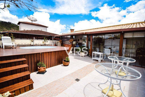 Cobertura Com 3 Dormitórios À Venda, 267 M² Por R$ 1.050.000,00 - Alto - Teresópolis/rj - Co0026