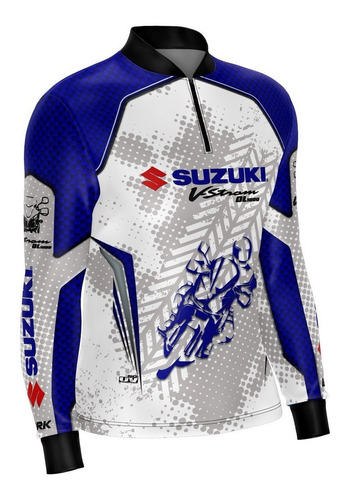 Imagem 6 de 7 de Camiseta Brk Motociclismo Suzuki V-strom1000 Com Fpu +50