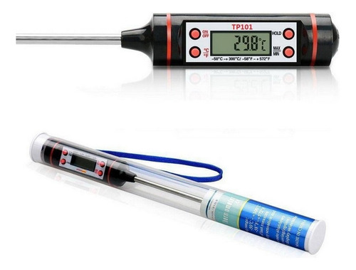 Termometro Digital Culinario Tipo Espeto Alimentos Cozinha
