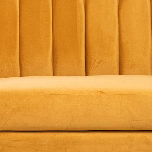 Love Seat Rosie Mostaza Këssa Muebles