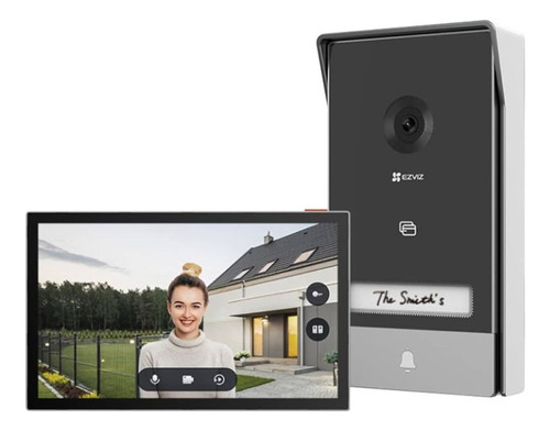 Videoportero Ezviz Hp7 2k Wireless Smart Home Color Gris