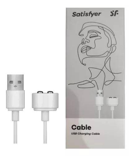 Satisfyer Cable de Carga Magnético USB - Compatible con Juguetes