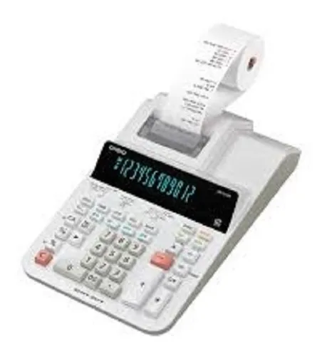 Calculadora Cassio Dr-210r-we Com Visor Fita Bobina