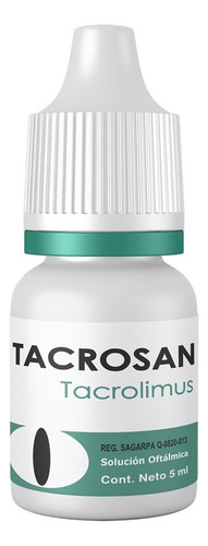 Tacrosan Solución Santgar 5 Ml Ojo, Perro Y Gato
