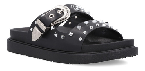 Sandalia Mujer Negro Stylo Shoes Hy22348