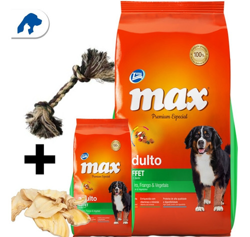 Imagen 1 de 4 de Max Buffet 20 +2kg + Snacks + Regalo + Envío. Comida Perros