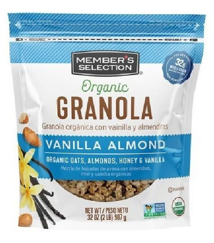 Granola Orgánica Importada 907g - g a $67