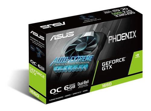 Imagen 7 de 7 de Placa De Video Asus Gtx 1660 6gb Gddr6 Phoenix Nvidia